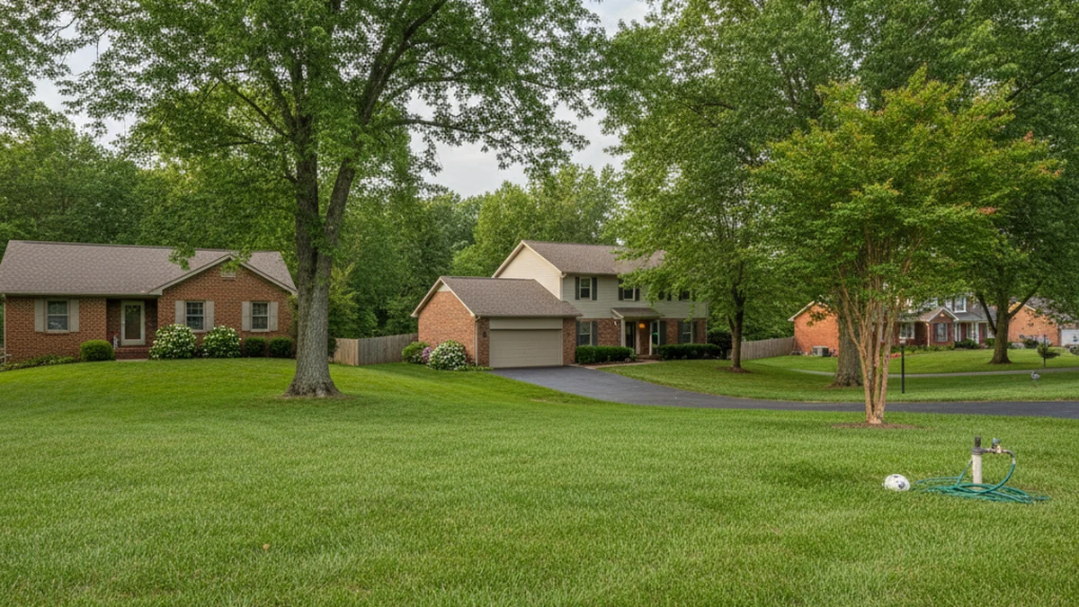 Central Kentucky residential lawn sod installation Nicholasville Berea Lexington Madison County tall fescue